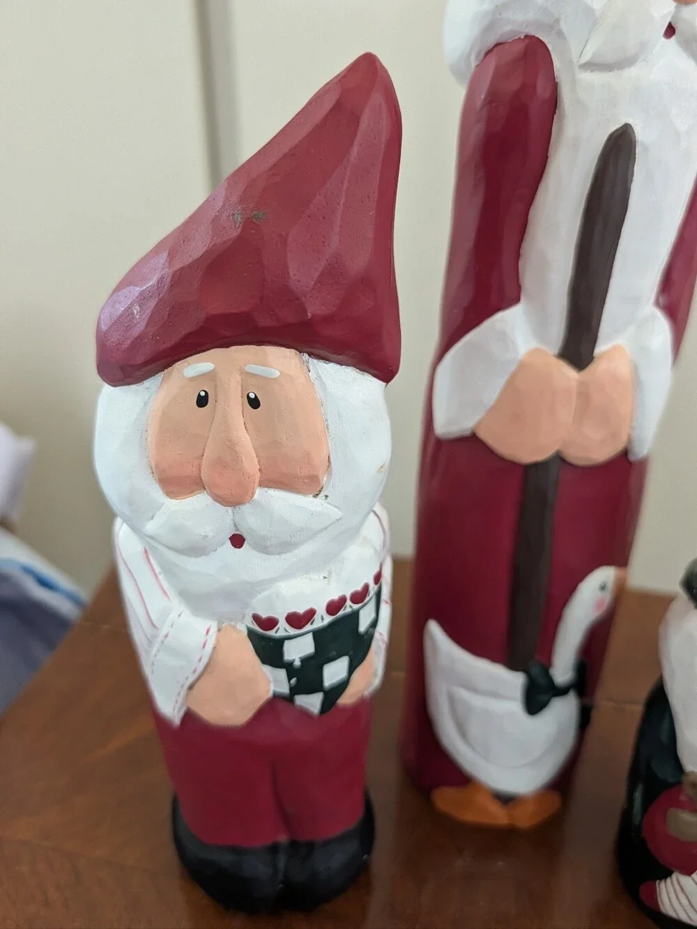 3 vintage santa set EDDIE WALKER midwest